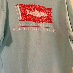 Southern Tide mint green t-shirt. Medium